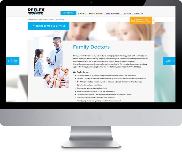 reflex-medical-centre-webdesign-family-doctors