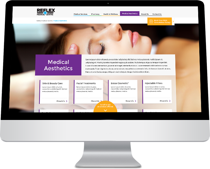 reflex-medical-centre-webdesign-medical-aesthetics